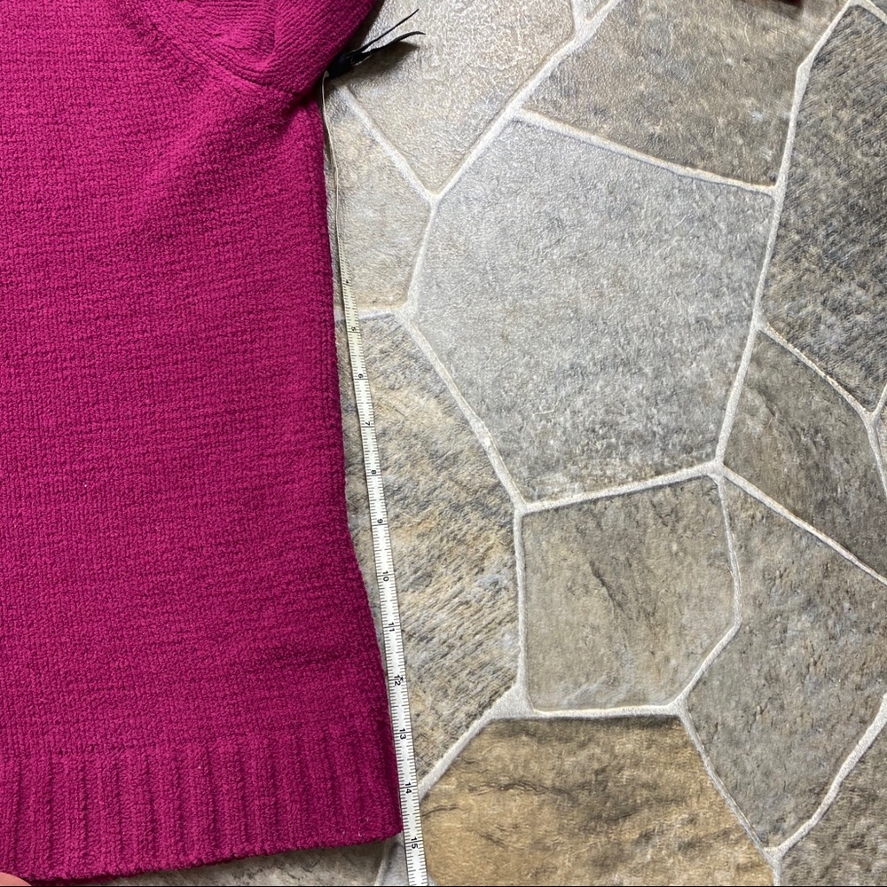Cherokee Raspberry Fiz Zip Up Cardigan Sweater - Picture 8 of 10